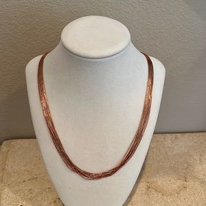 New Southwest Style By JTV Liquid 18K Gold Over 925 Sterling 10 Strand N…